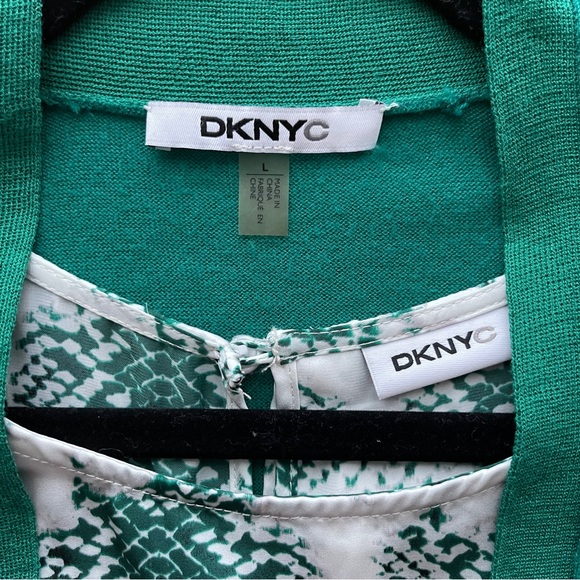 DKNYC Sleeveless and Cardigan Tunic Top Set Size L - Picture 6 of 14